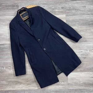 Zara navy blue‎ trench coat